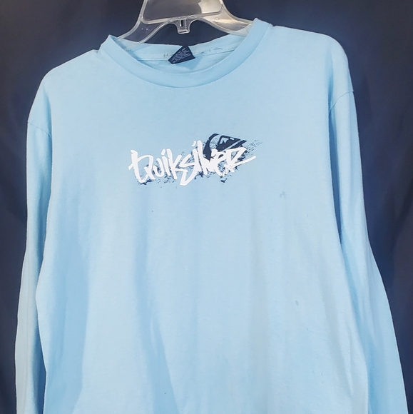 Vintage retro quicksilver long sleeve. 90's throwback. size M - Picture 5 of 5